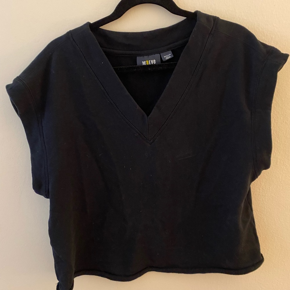 MAEVE BY ANTHROPOLOGIE 100% COTTON SWEATER VEST